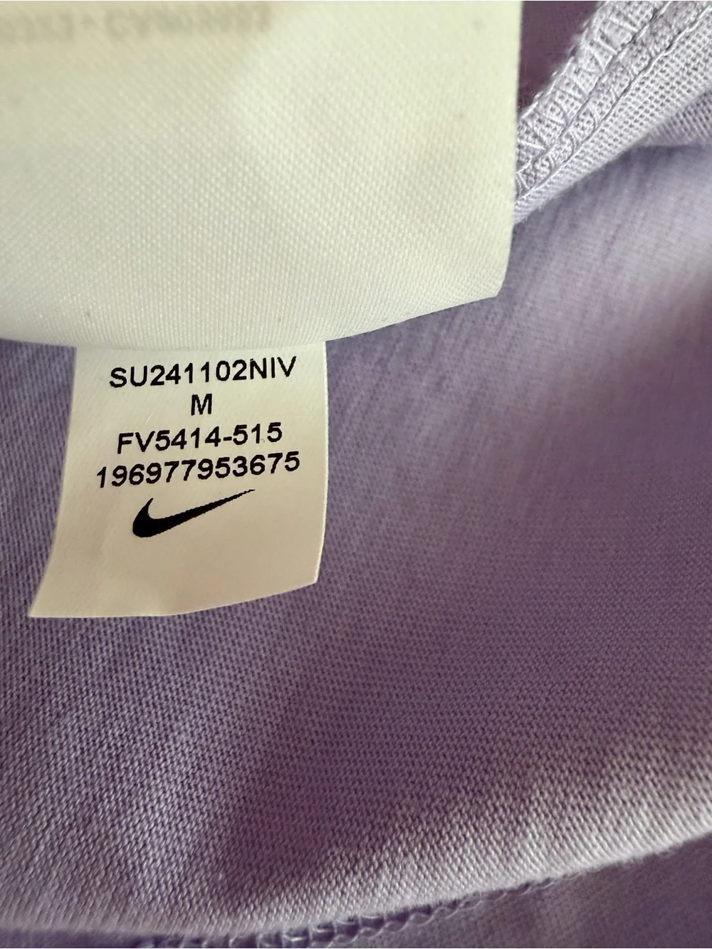 The Nike Tee Treat Your Sole Ice Cream Girls Size Medium Shirt NWT Lavender